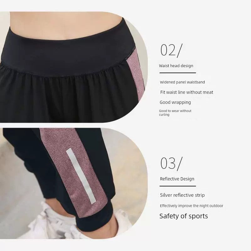 Ropa de Yoga de otoño de talla grande para mujer, chica regordeta, gimnasio, ropa de secado rápido, traje para correr, traje deportivo de manga larga Suelto de 100,00 kg