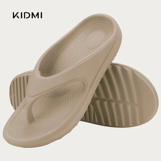 Kidmi sandales orthopédiques pour femmes mode plage tongs été extérieur sandales souples avec soutien de la voûte plantaire tongs classiques pour femmes