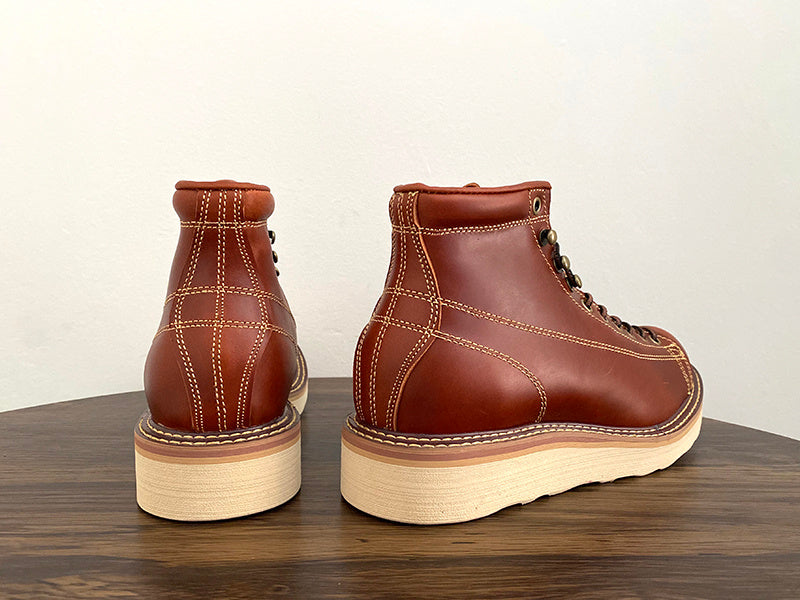 Bota de trabajador de equitación de ocio retro americano