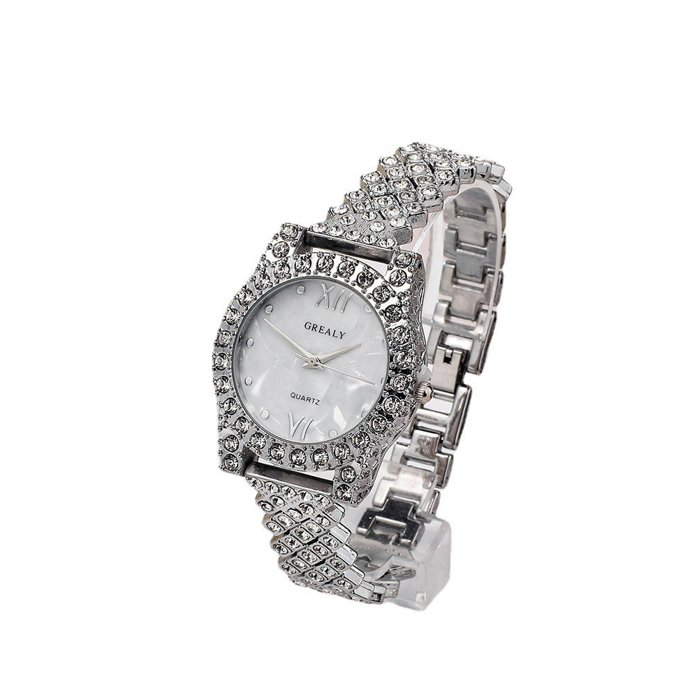 Reloj de Cuarzo Diamante Mariposa Pulsera de Circón