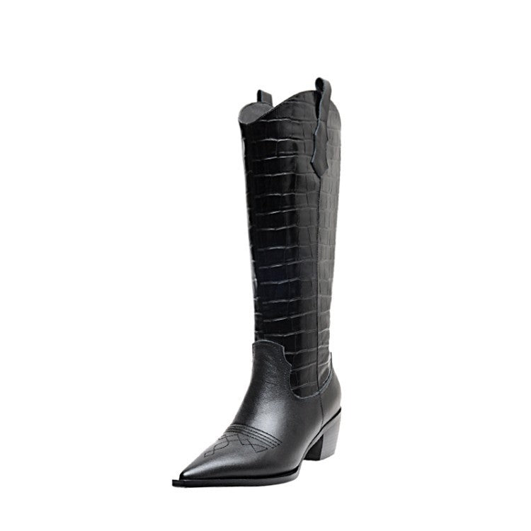 High Top Martin Boots All-match Lattice Riding Boots Women's Boots