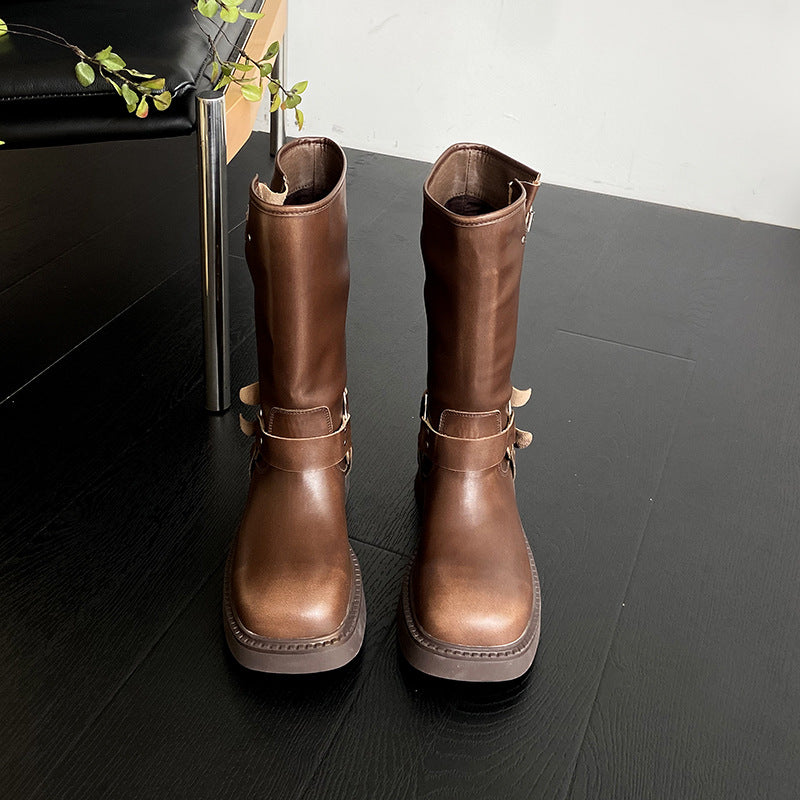 Botas Martin vintage de verano para mujer, todo a juego