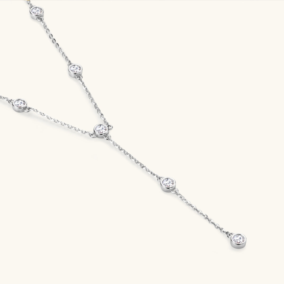 Collier en argent sterling 925 moissanite 1,1 carat