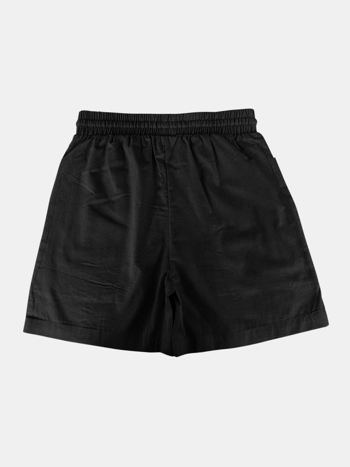 Short à cordon de serrage pleine taille avec poches