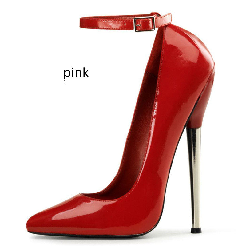 18cm Stiletto Pointed Toe Super High Heels