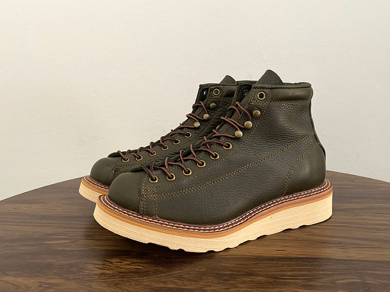 Bota de trabajador de equitación de ocio retro americano