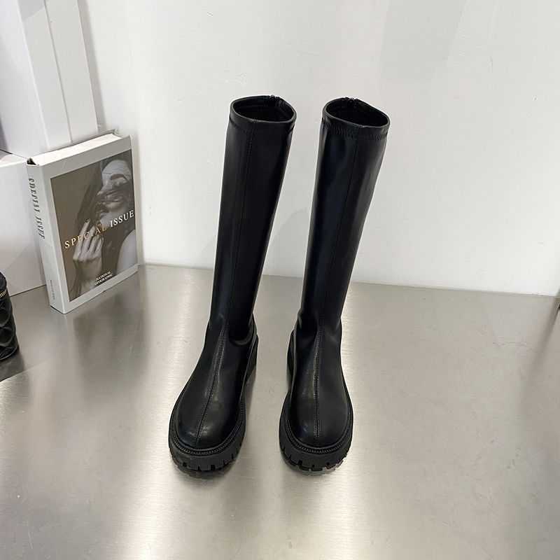 Bottes Martin à semelles épaisses et chaudes pour femmes