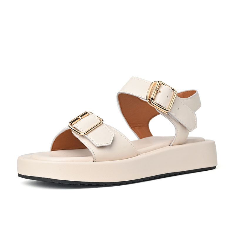 Women's Summer New Hanging Buckle Flat Platform Sandals